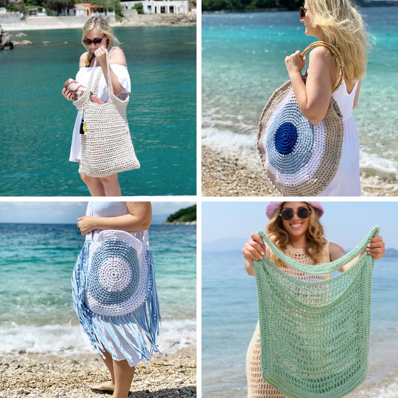 19 Free Crochet Beach Bags (Summer Perfect Patterns)