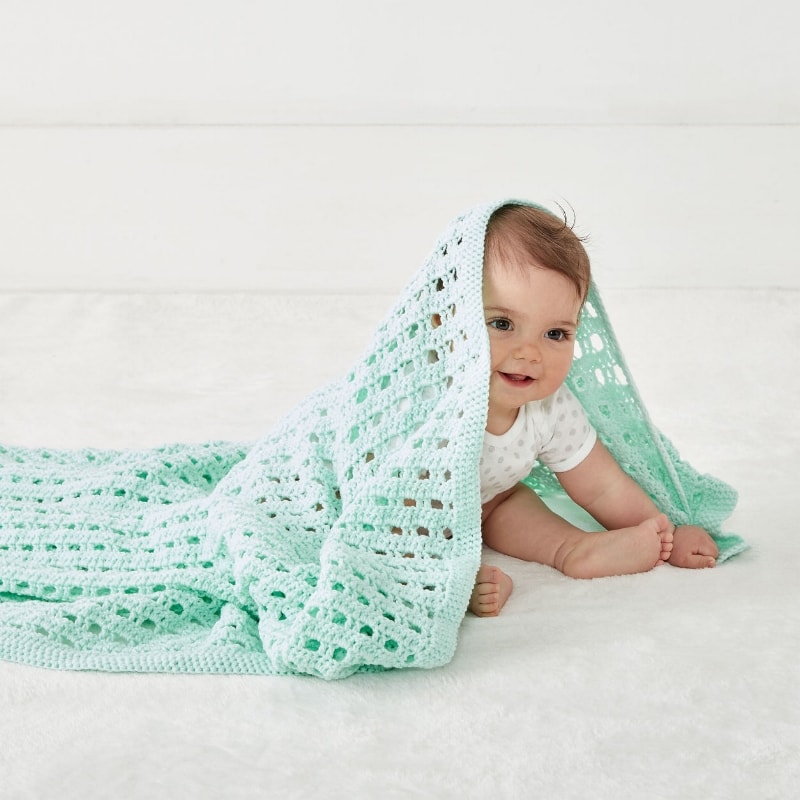 Free Heirloom Crochet Baby Blanket Pattern