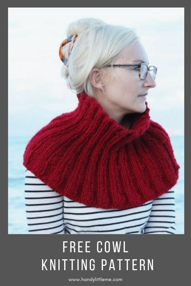 Cowl Knitting Pattern The Pandora Handy Little Me