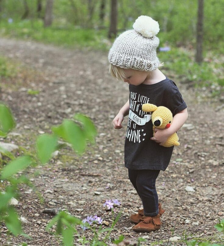 Child's Self-Striping Hat