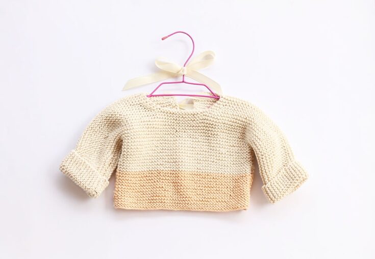 Baby Sweater Pattern | Free Knitting Patterns | Handy Little Me