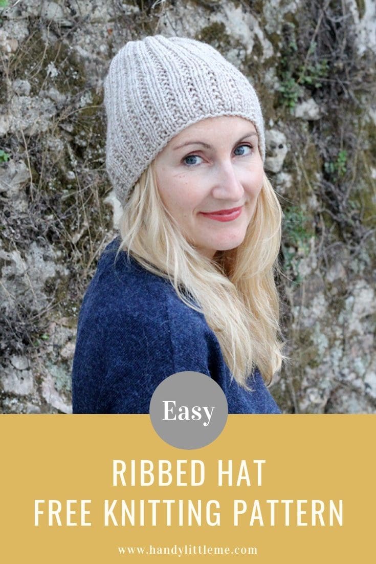 Classic Ribbed Hat Pattern - Handy Little Me