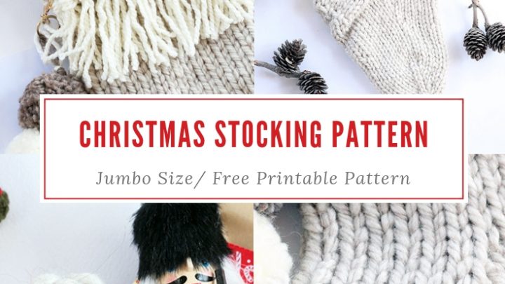 Christmas Stocking Knitting Pattern Handy Little Me