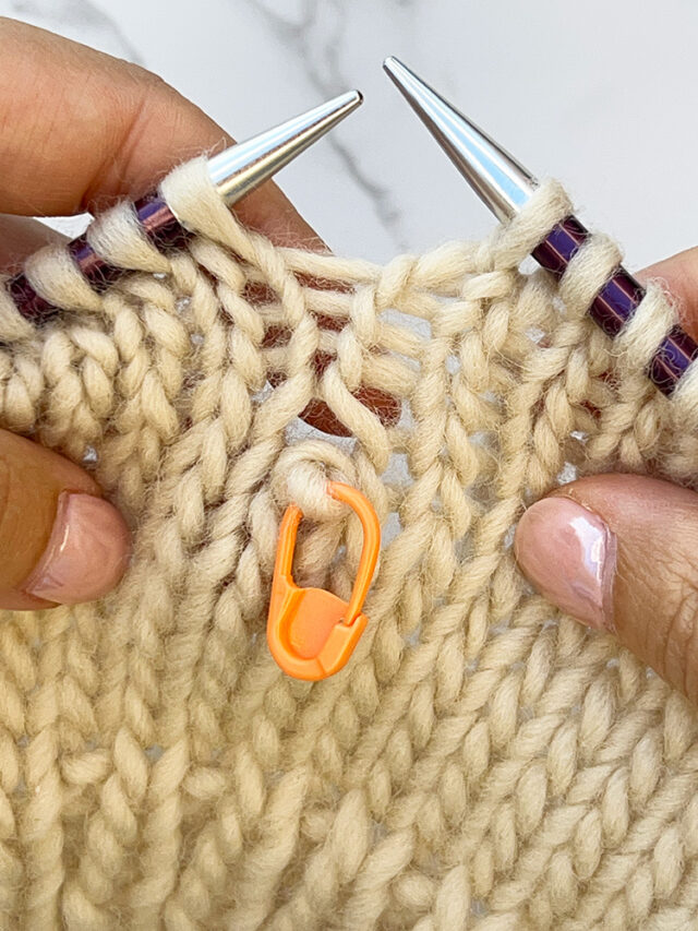 How To Pick Up A Dropped Knit Stitch - Handy Little Me