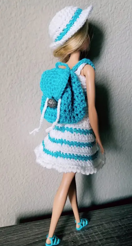 Mini or Long Crochet Barbie Dress - CrochetNCrafts