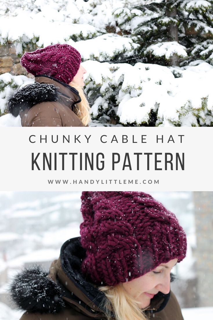 Super Cosy Cabled Beanie Knitting pattern by Suzie Sparkles