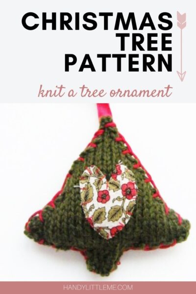 Christmas Tree Pattern {Easy Knit} - Handy Little Me