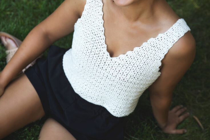 Pattern: The Bobble Crop Top - Evelyn And Peter Crochet