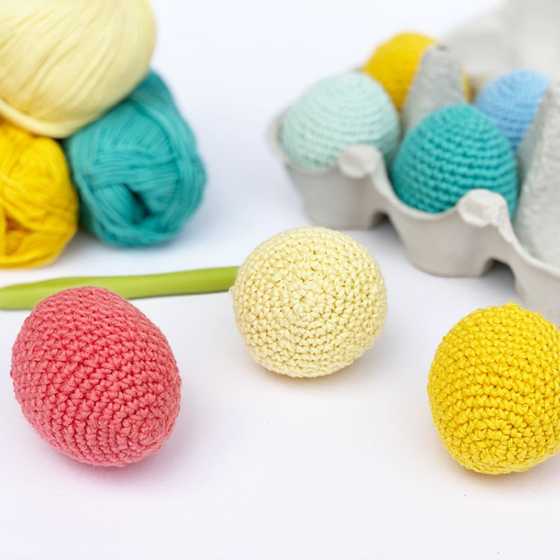 Free Crochet Easter Eggs Pattern (+ Beginner PDF)