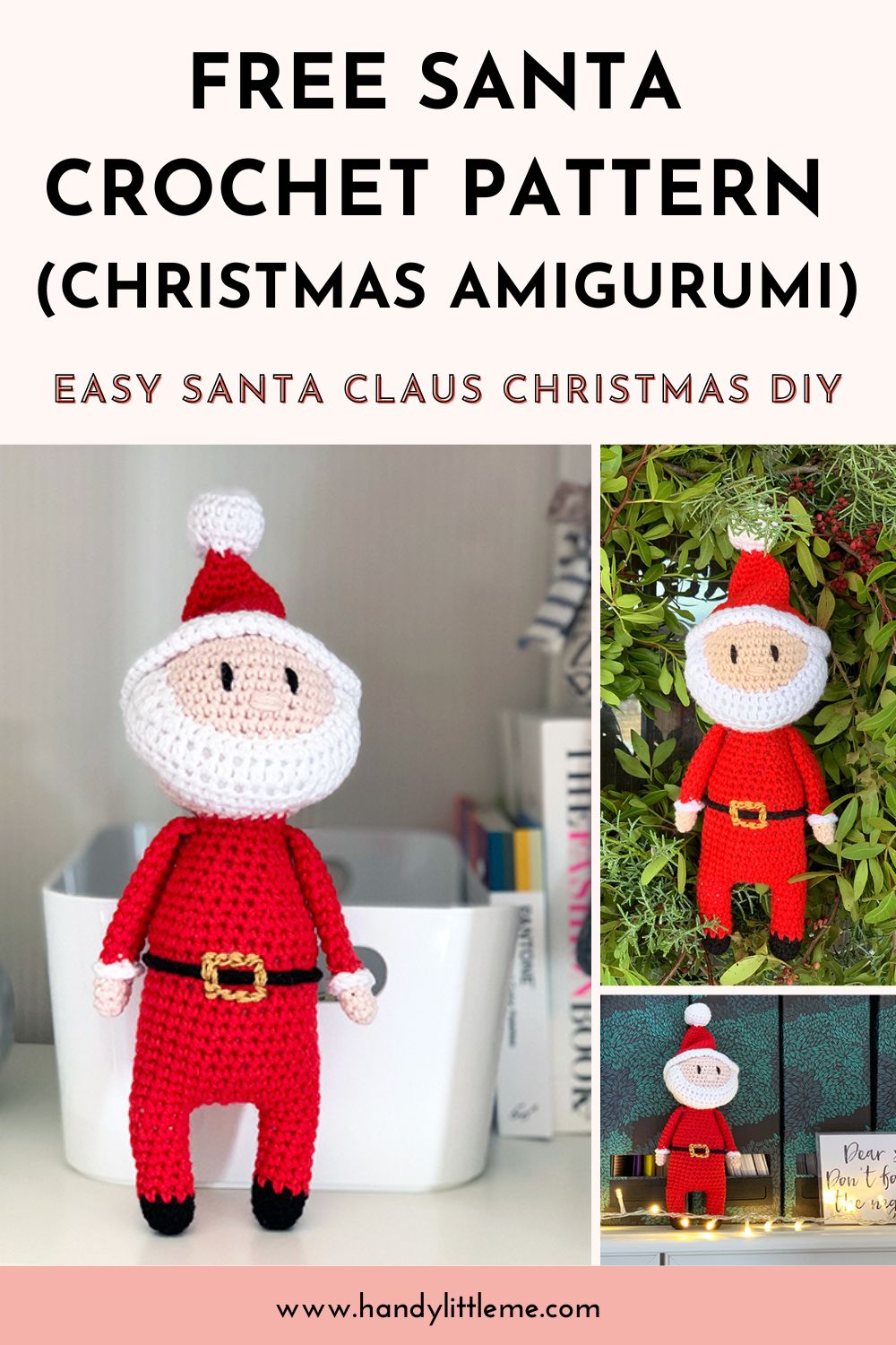 Free Santa Crochet Pattern (Christmas Amigurumi)