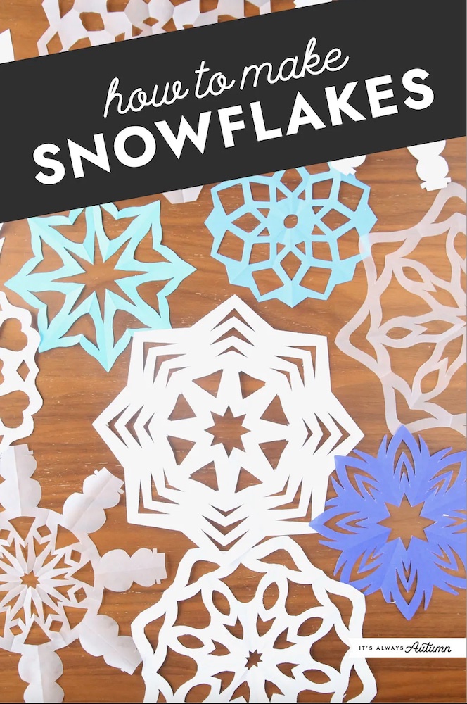 Cut Out Snowflakes from Newspaper - Buggy and Buddy