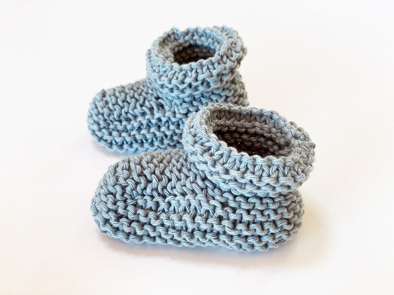 Hvordan Strikke Baby Booties Step By Step Handy Little Me Rocket Site   How To Knit Baby Booties For Beginners 800x600 