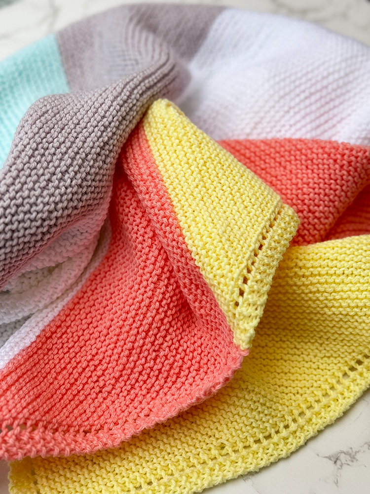 How To Knit A Baby Blanket (Free And Easy For Beginners) - Handy Little Me