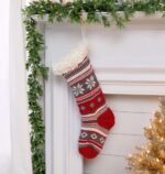 28 Free Christmas Stocking Knitting Patterns (The Best) - Handy Little Me