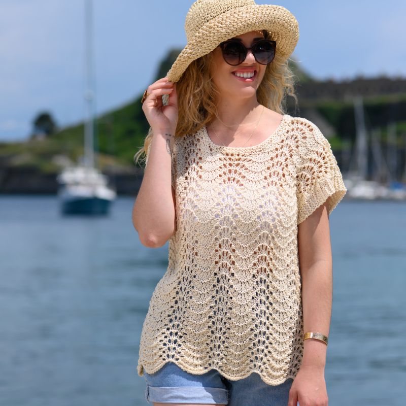 How To Knit The Ripple Stitch (+ A  Free Tee Pattern)