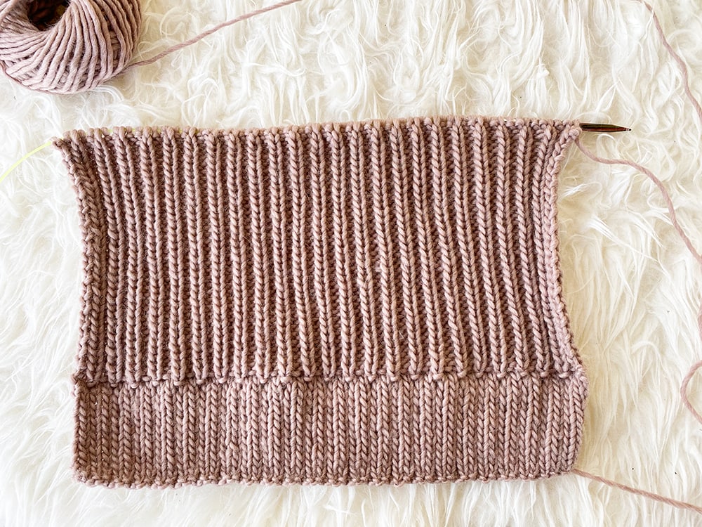 How To Knit A Hat With Straight Needles - Handy Little Me