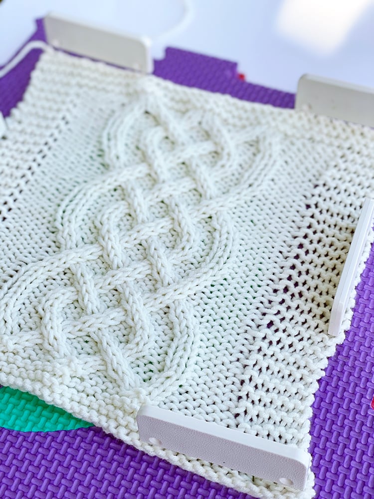 Celtic Cable Dishcloth Knitting Pattern – Handy Little Me Shop