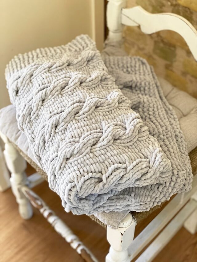 Cable Knit Baby Blanket Pattern Handy Little Me