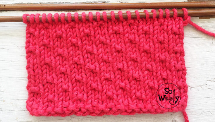 How to knit the Slip Stitch Rib (for beginners) So Woolly