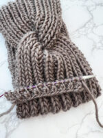 How To Knit Fisherman's Rib Stitch (And Headband Pattern) - Handy Little Me