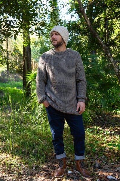 Men's Sweater Pattern {Garter Stitch} - Handy Little Me
