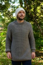 Men's Sweater Pattern {Garter Stitch} - Handy Little Me