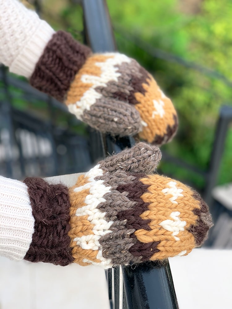 Galloway Fingerless Gloves Free Pattern - Through The Loop Yarn Craft